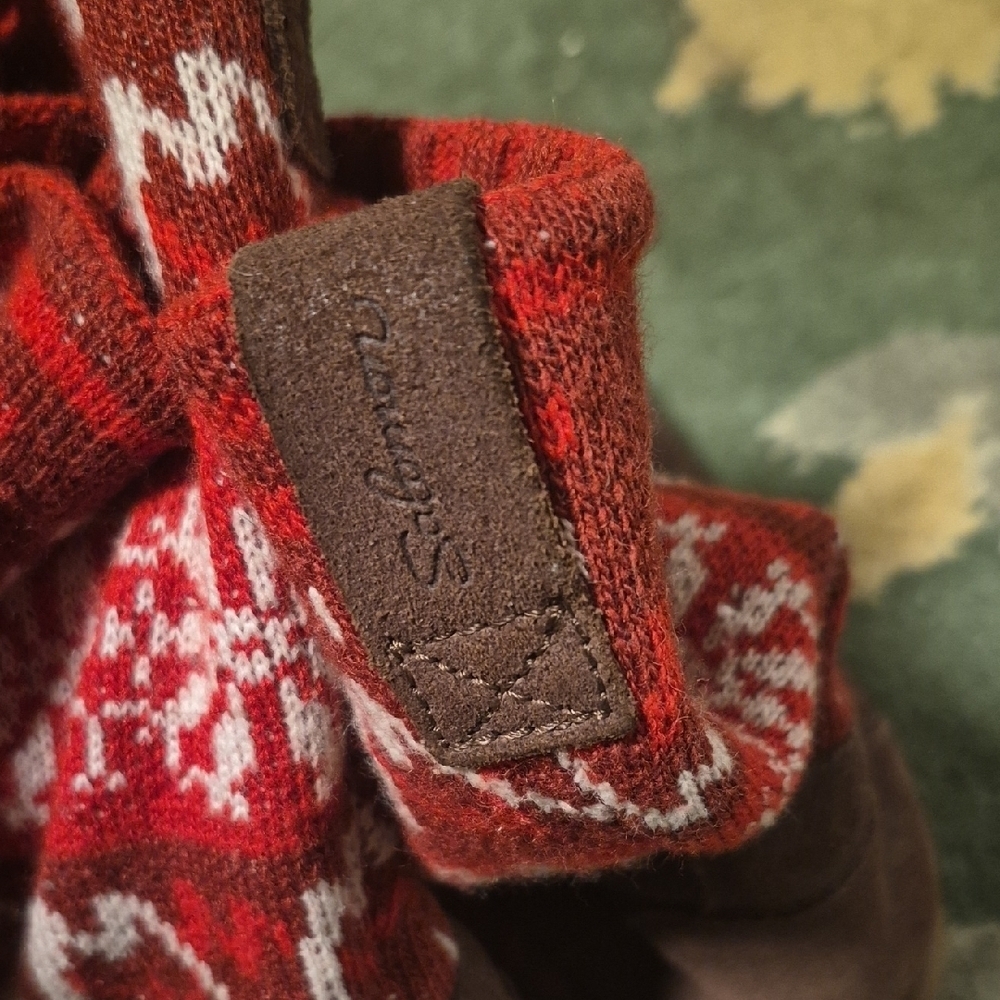 Salomon Red and Brown Ankle Boots - Picture 8 of 10